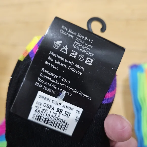 41 Pairs Rampage DEB Colorful Neon Low Cut No Show Lot Of Socks OS - Picture 12 of 14